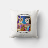 新郎新婦 クッション (正面)