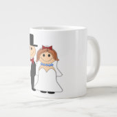 新郎新婦 ジャンボコーヒーマグカップ (正面右)