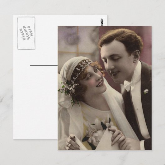 新郎新婦 ポストカード (正面/裏面)