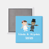 新郎新婦 マグネット (正面/裏面)