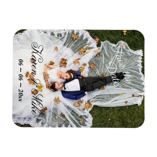 新郎新婦 マグネット (横)