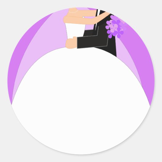 新郎新婦 ラウンドシール (正面)