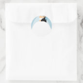 新郎新婦 ラウンドシール (バッグ)