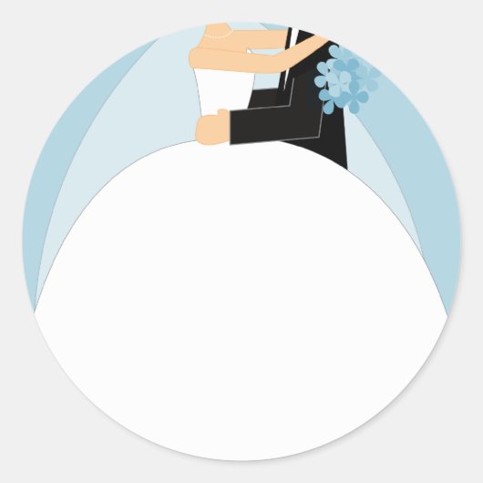 新郎新婦 ラウンドシール (正面)