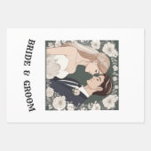 新郎新婦 ラッピングペーパーシート (正面3)