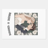 新郎新婦 ラッピングペーパーシート (正面2)