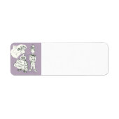 新郎新婦 ラベル (正面)