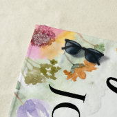 新郎新婦、夫婦、結婚しました ビーチタオル (インサイチュ)