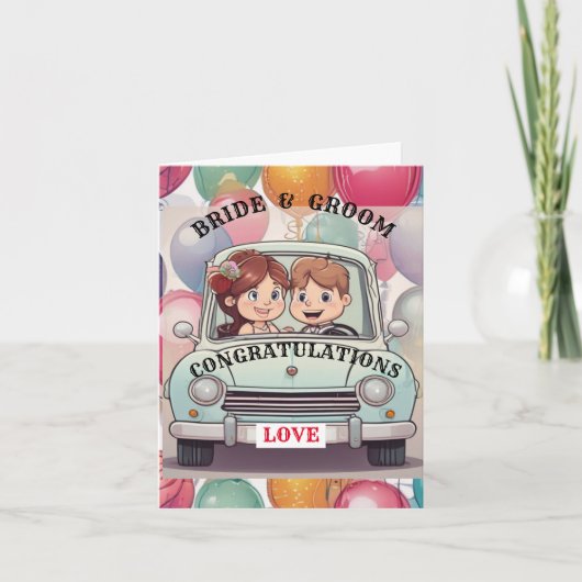 新郎新婦 招待状 (正面)