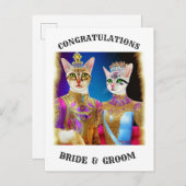 新郎新婦 案内ポストカード (正面/裏面)