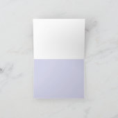 新郎新婦 | 結婚式のお礼 | 青 サンキューカード (内部)