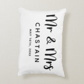 新郎新婦 | 結婚 アクセントクッション (裏面(縦))