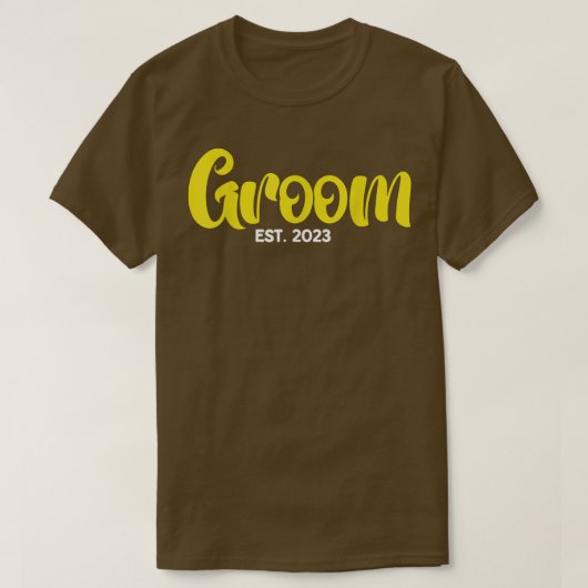 新郎新婦 Tシャツ (デザイン正面)
