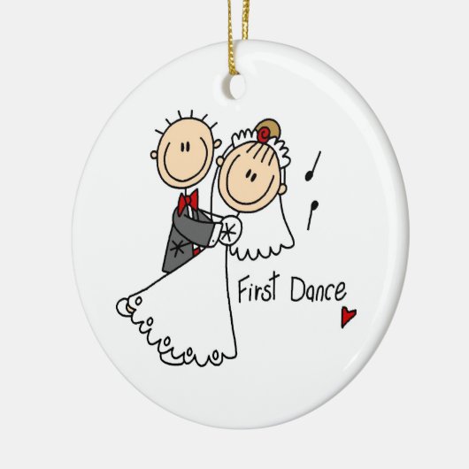 新郎新婦Tシャツとギフト第一弾 セラミックオーナメント (左)