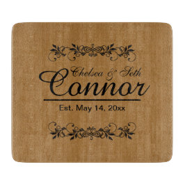 新郎新結婚婦記念日| DIY文字 カッティングボード