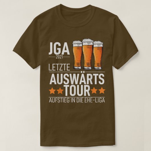 新郎最後の独身旅行チームTシャツ1614 Tシャツ (デザイン正面)