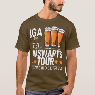 新郎最後の独身旅行チームTシャツ1614 Tシャツ