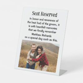 新郎最高のの記念結婚額の看板の芽 台座サイン