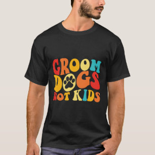 新郎犬ではない子供おもしろい犬かわいいミームGroovy Vi Tシャツ