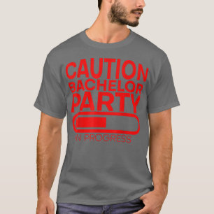 新郎独身パーティー中につき注意 --- Tシャツ