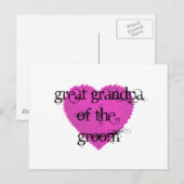 新郎素晴らしの祖父 ポストカード (正面/裏面)