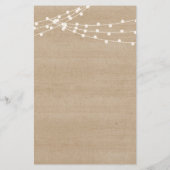 新郎素朴は何と言ったブライダルシャワーゲームフライヤー チラシ (裏面)