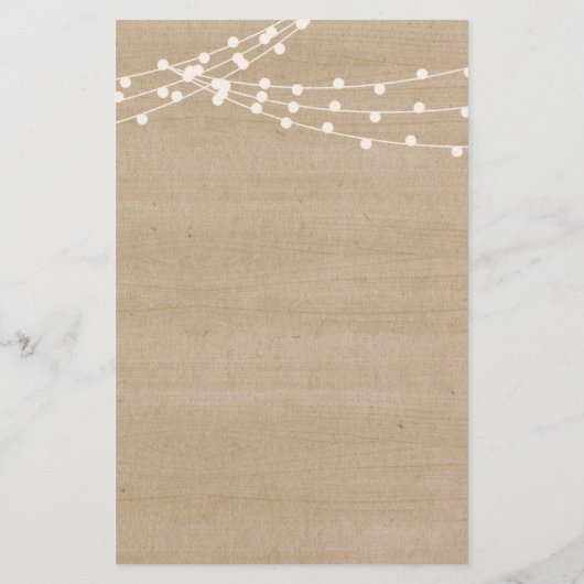 新郎素朴は何と言ったブライダルシャワーゲームフライヤー チラシ (裏面)