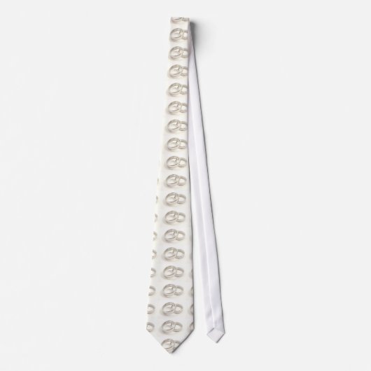 新郎結婚とウッシャーのための"のリングや輪"ネクタイ ネクタイ (正面)