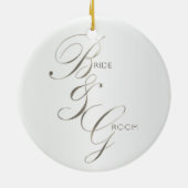 新郎結婚の形見 セラミックオーナメント (裏面)