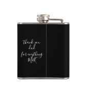 新郎結婚の父 フラスク (裏面)