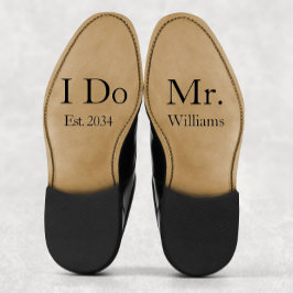 新郎結婚の靴カスタムのMr. I Do Vinyl Stッカー シール
