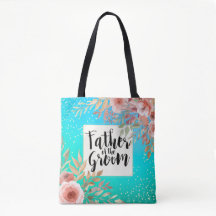 新郎結婚ピンクフローラティール（緑がかった色）金ゴールドの父