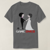 新郎結婚JGAプレゼントのゲーム Tシャツ (デザイン正面)