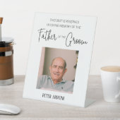 新郎記念写真予約の父結婚さん 台座サイン (インサイチュ)