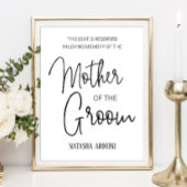 新郎記念指定席の母結婚母 ポスター