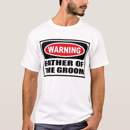 新郎警告のTシャツの父 Tシャツ (正面)