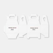 新郎軍団のブライズメイド パーティー 追加 名前 フェイバーボックス (折り畳みなし)