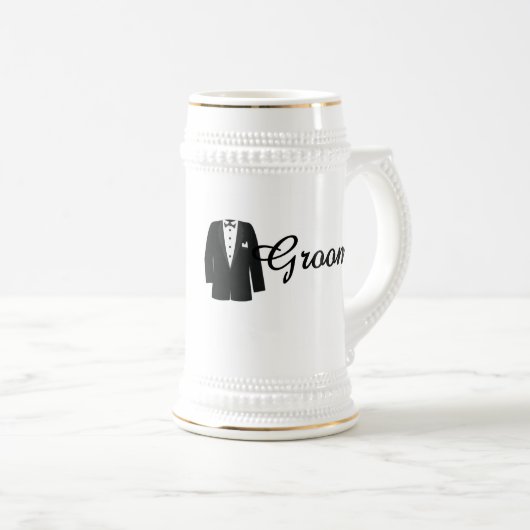 新郎 ビールジョッキ (正面右)