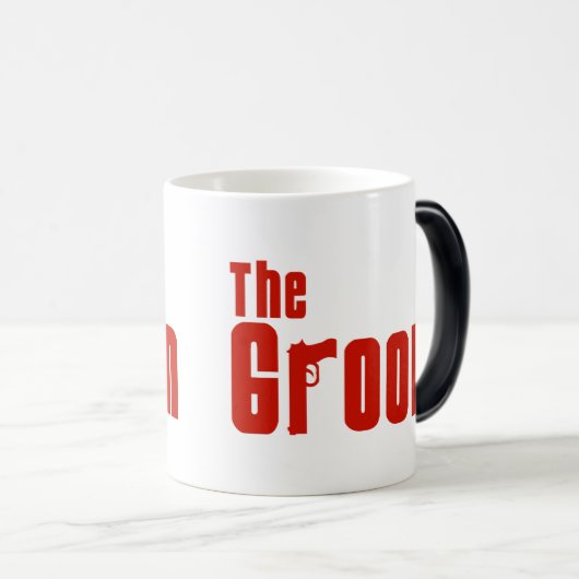 新郎(マフィアの赤) モーフィングマグカップ (正面右)