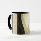 新郎"彼の" (アイボリーの)結婚式 マグカップ (正面左)