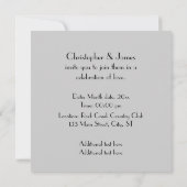 新郎 招待状 (裏面)