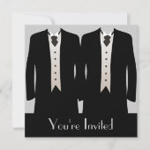 新郎 招待状 (正面)