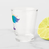 新郎/新婦/結婚式 レインボー口ひげ 1 ショットグラス (右)