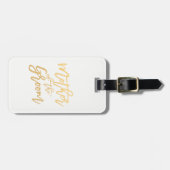 新郎・書道の母の旅 ラゲッジタグ (正面横)