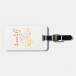 新郎・書道の母の旅 ラゲッジタグ