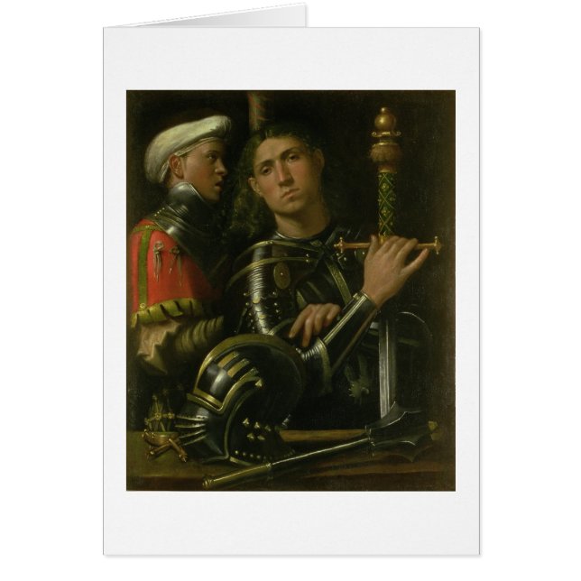 新郎(油)を持つ戦士 (正面)