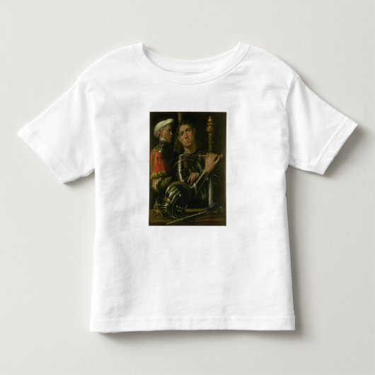 新郎(油)を持つ戦士 トドラーTシャツ (正面)