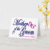 新郎/蝶の母 カード (黄色い花)