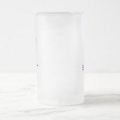 新郎 青いネクタイ フロストグラスビールジョッキ (中央)