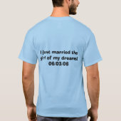 新郎 Tシャツ (裏面)